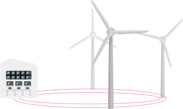 Steuerzentrale im Windpark vernetzen