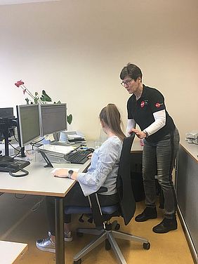 Achtung: Gerade sitzen :-)