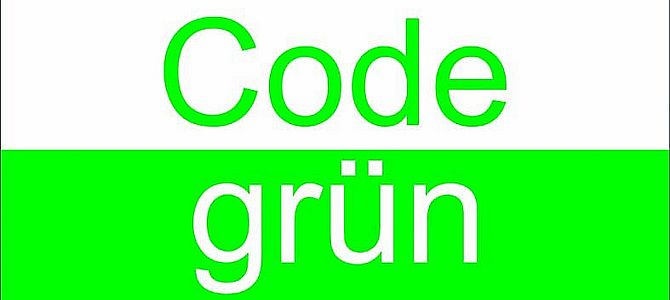 Chefsache: Code grün