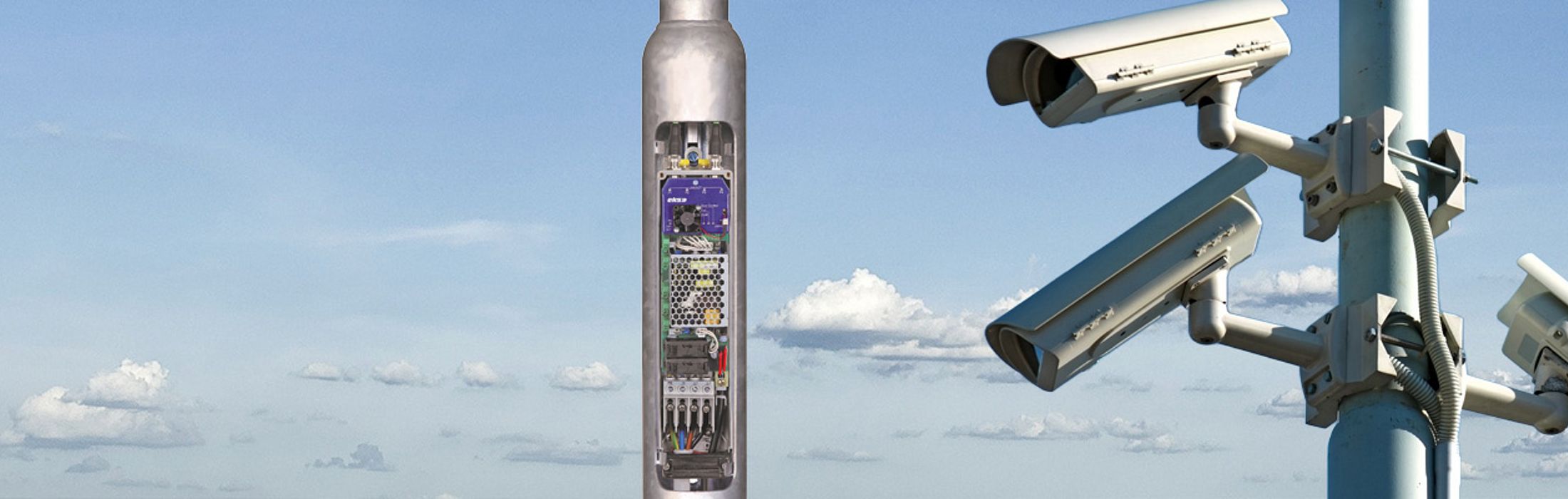 Überwachungskameras via Lichtmast vernetzen