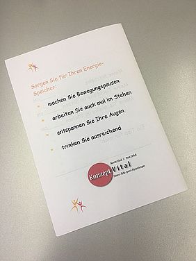 Achtung: Gerade sitzen :-)